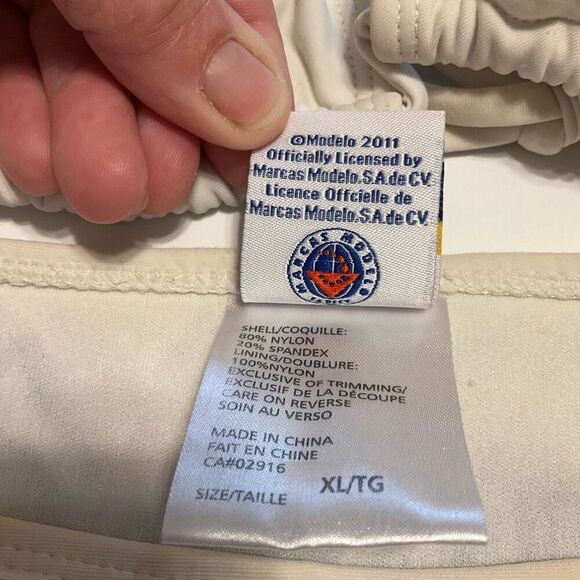 Corona string bikini Y2K White with Logo XL - Picture 11 of 13